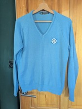 Vintage Leeds United Light Blue Sweater  size 40 chest