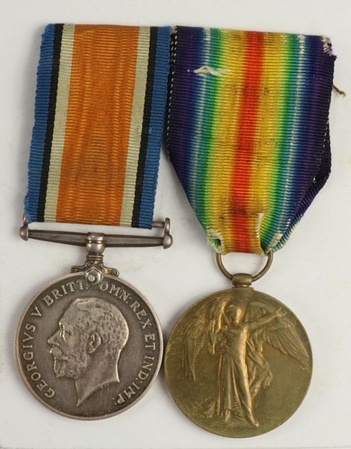 World war medal pair - war, 1