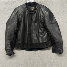 Vanson Leather Jacket Mens 48