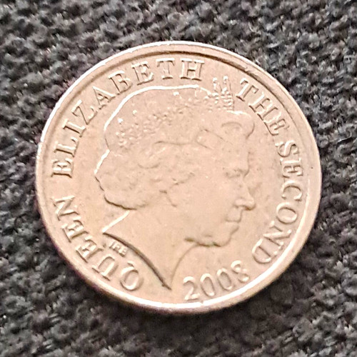 Jersey 2008 five pence coin - jersey,