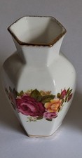 Cottage Rose 9cm Bud Vase
