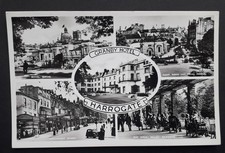 Harrogate, Granby Hotel (multi-view) - Yorkshire postcard