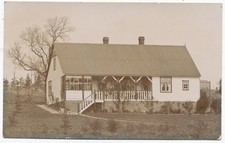 House on slope with veranda