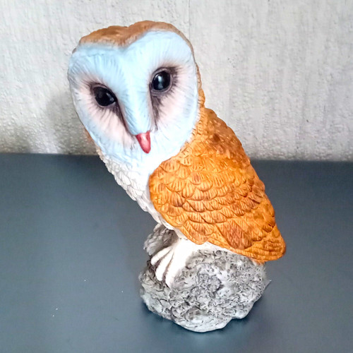 Owl ornament figurine rock - figurine,