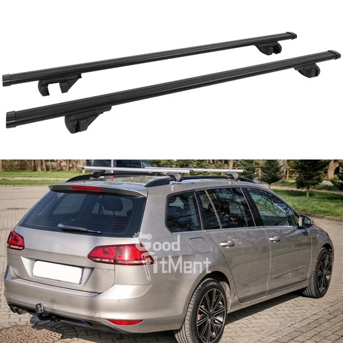 Roof rack black - 2x, cross