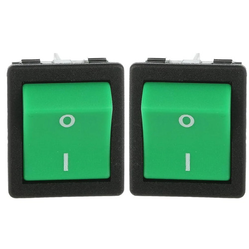 Green rocker switch 220582 - rocker,