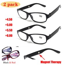 2x Reading Glasses +4.5 +5.0