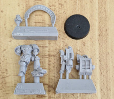 Warhammer 40k: Minotaur Space Marine With Heavy Bolter Forge World OOP