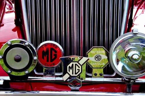 Classic sports car - sports, front