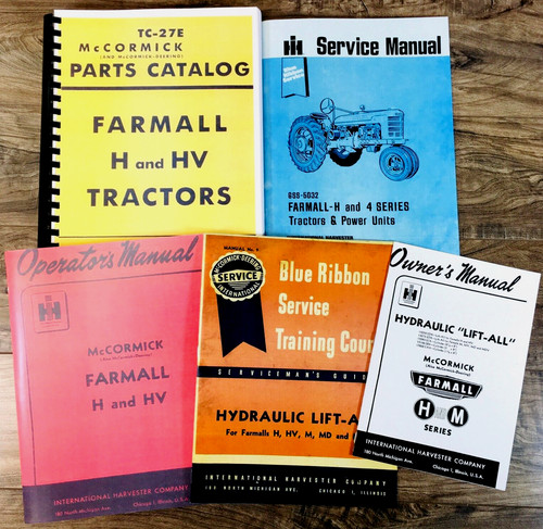Farmall tractor service - farmall, hv