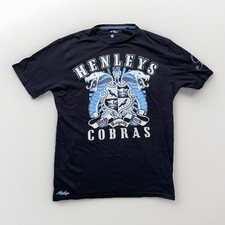 Henleys Mens Black T Shirt