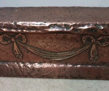 Antique Vtg Copper Wood