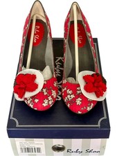 Ruby Shoo Samira Heels Red