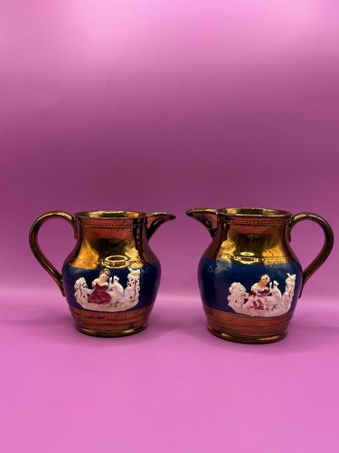 Pair early victorian copper - victorian,
