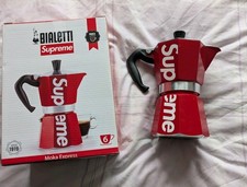Supreme SS19 Limited Edition Bialetti Moka Express Italian Coffee Maker - Used 