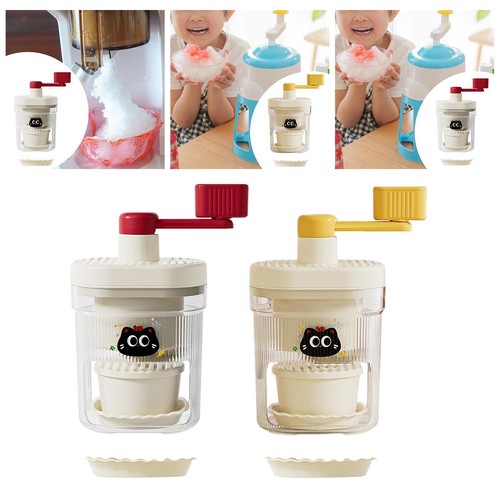 Manual slushy maker with ice - manual,
