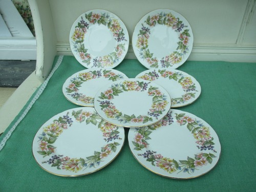 Paragon tea plates country - 7,