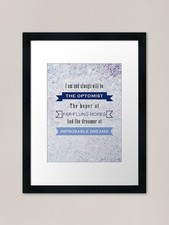 The Optimist Framed Art Print
