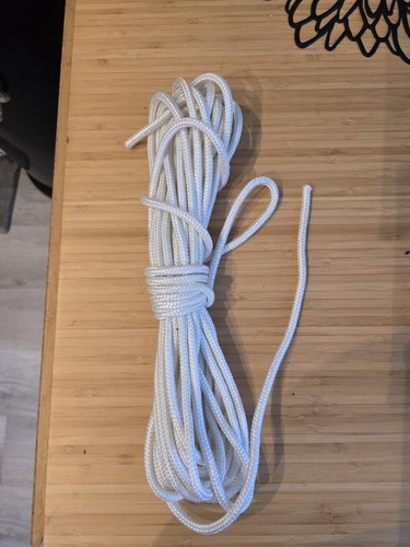 White rope 6mm 12meters - 6mm, x