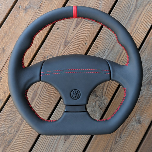 New leather steering - steering, wheel