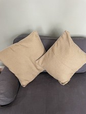 Set 2 Next Large Yellow Cushions Soft Furnishing