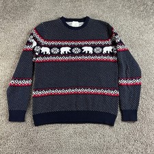 Aspen Sweater Mens L Blue