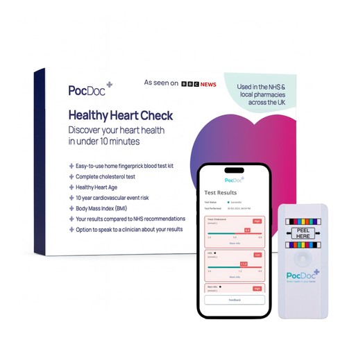 Pocdoc cholesterol monitor kit - pocdoc,