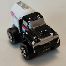 Micro Machines Road Champs Mini Monster Wheels 4x4 Tanker White Black