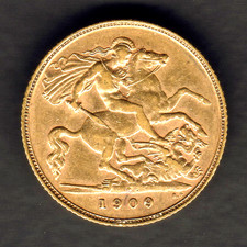 Australia..  1909 Perth - Half
