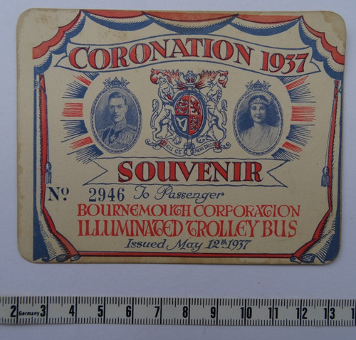 1937 bournemouth corp trolley - bournemouth, corp.