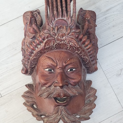 Vintage balinese hand carved - balinese, hand-carved