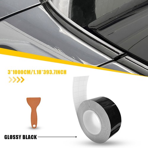 30mm metre gloss black - metre,