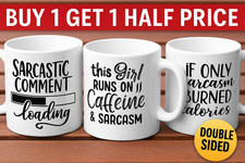 Buy 1 Get 1 Half Price | Funny Sarcastic Mug Gift | Rude Quote Coffee Cup Office
