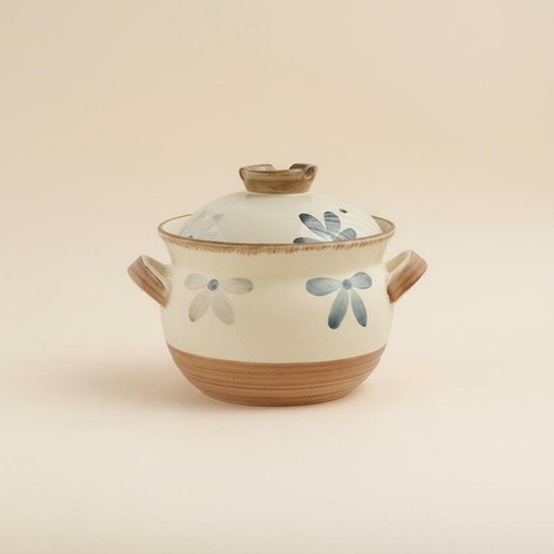 Japanese design clay pot - japanese,
