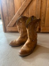 Leather cowboy boots DOUBLE-H