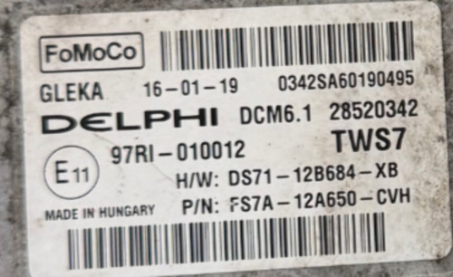 Plug play engine - ecu, ford