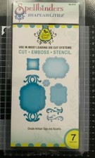 Spellbinders Shapeabilities Ornate Artisan Tags & Accents Die Cutter Set