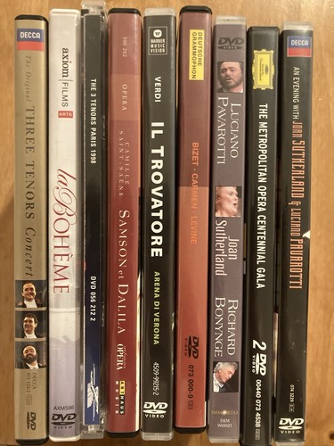Classical opera dvd x9 - dvd’s,