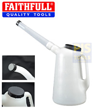 Faithfull FAIOP2 2ltr oil & fluids jug container with lid & flexible spout