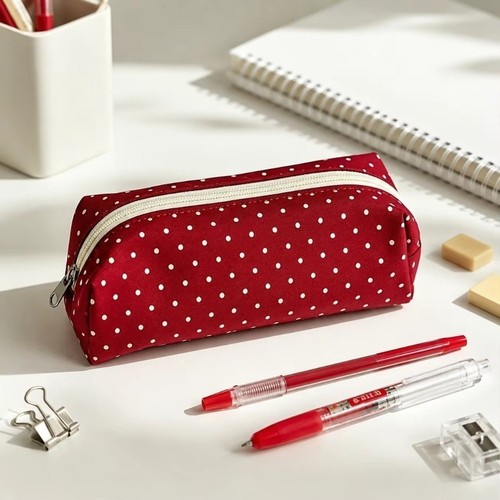 Polka dot pencil case - polka,