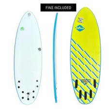 Softech Brainchild 5'8 - Thruster and Quad Setup Fins and Leash Included