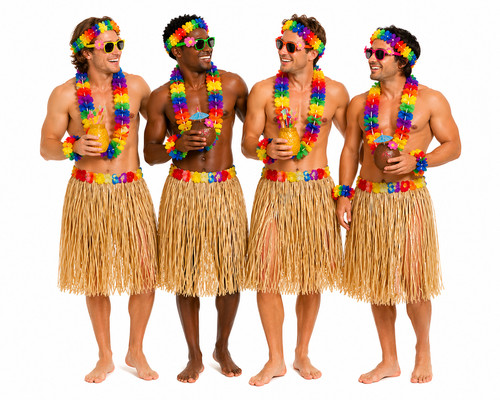 Adults hawaiian hula grass - adults,