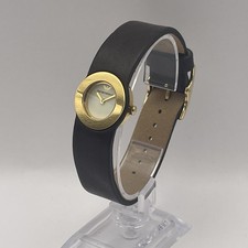 Emporio Armani AR5467 Ladies Watch Gold Tone Case Brown Leather Strap Quartz