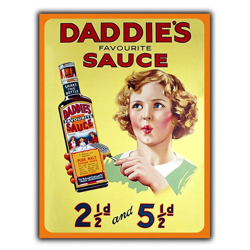 Daddies favourite sauce metal - favourite,