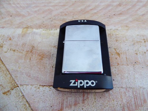 Brushed chrome zippo - brushed,