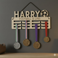 Personalised Christmas Gift for Medal Holder Medal Display Hanger Secret Santa