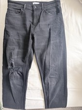 Men’s Black Demin Ripped