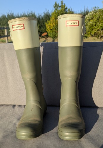 Hunter wellies green 6 - hunter,