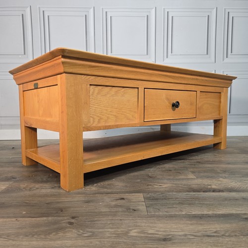 Large oak coffee table - coffee, &