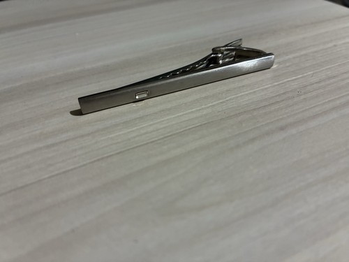 Vintage silver tone - silver, tie